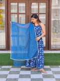 Chandani anarkali  Set With Dupatta