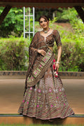 Brown Lehenga Choli