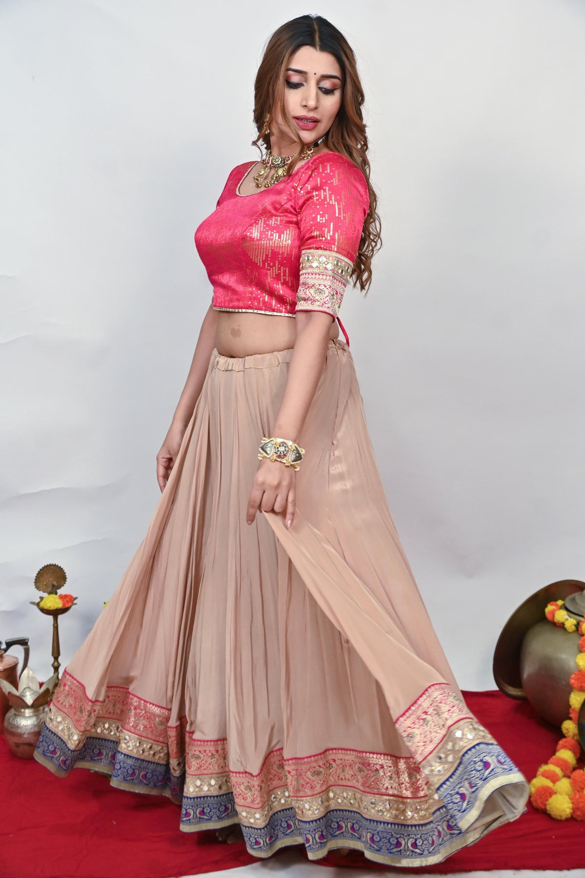 Pink Sitaraa - Chaniya Choli
