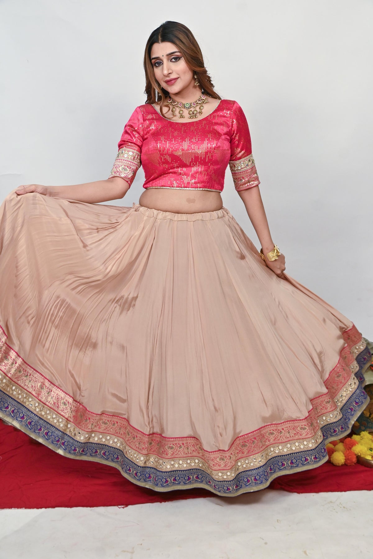 Pink Sitaraa - Chaniya Choli