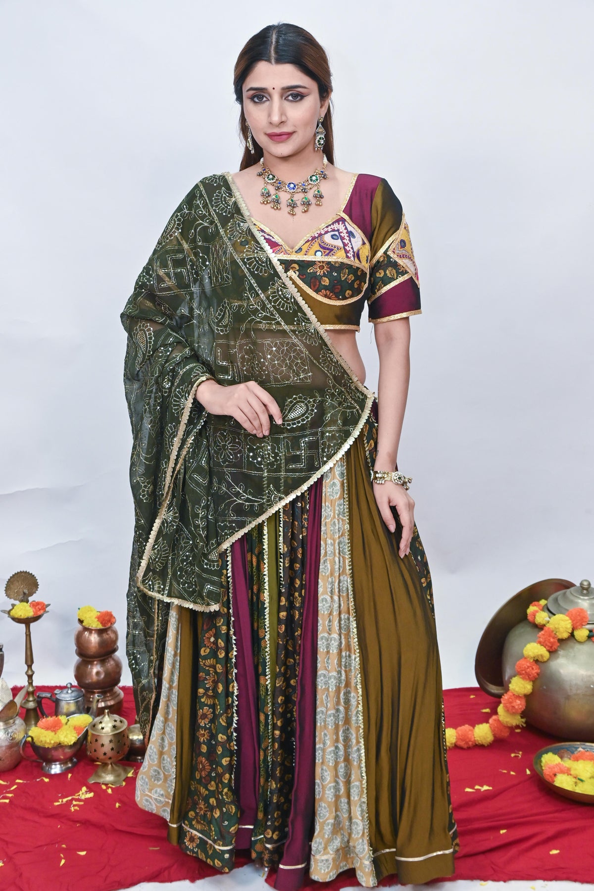 Hariyali Charm - Chaniya Choli