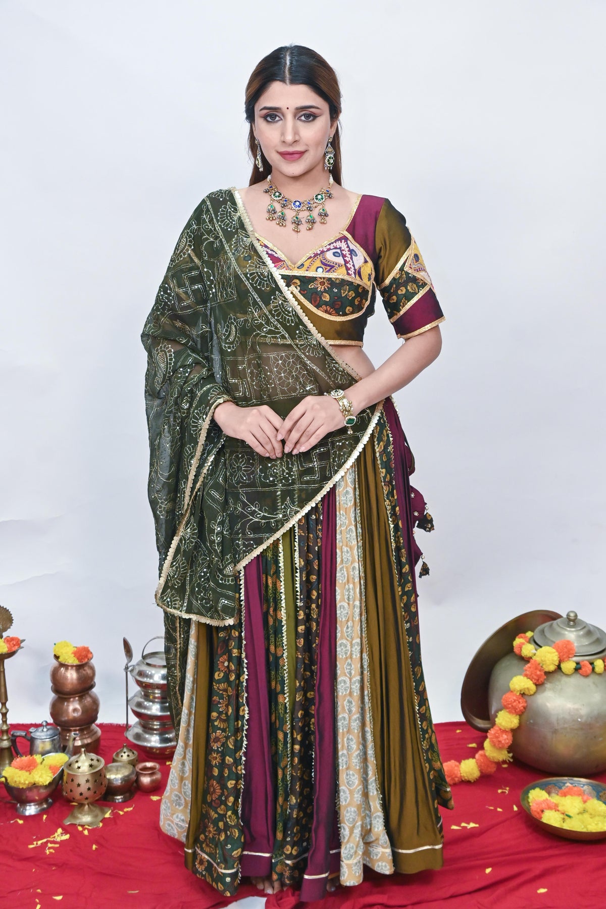 Hariyali Charm - Chaniya Choli