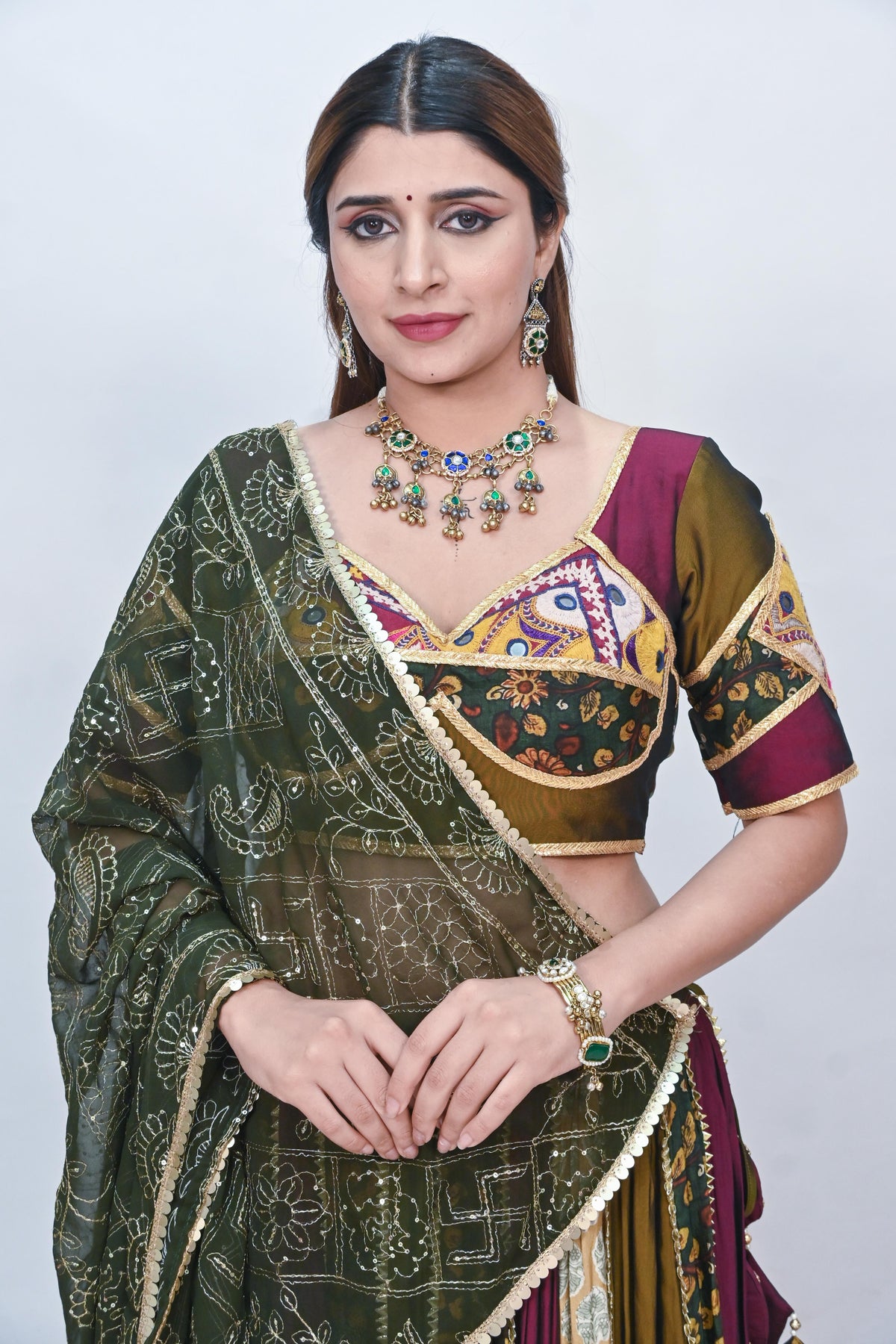 Hariyali Charm - Chaniya Choli