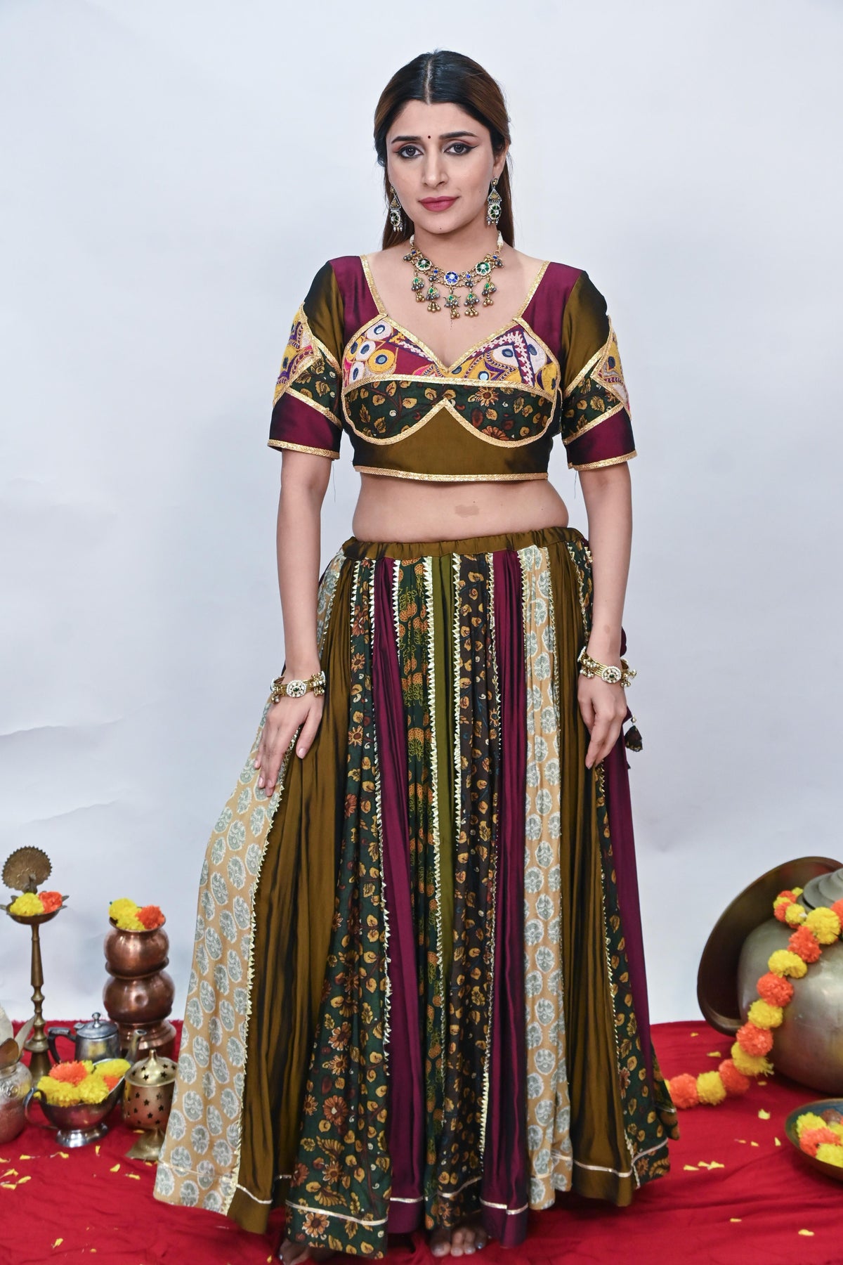 Hariyali Charm - Chaniya Choli