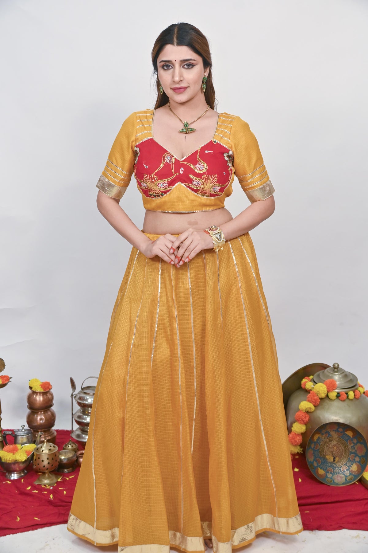 Orange Sunrise - Chaniya Choli