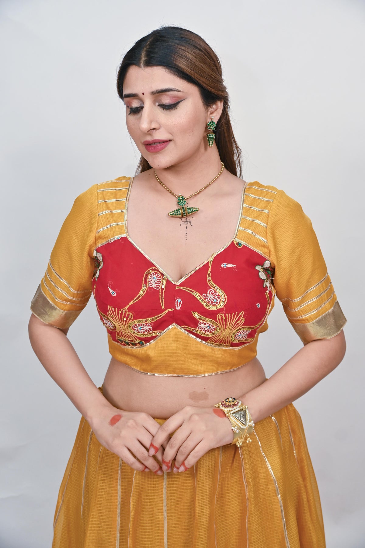 Orange Sunrise - Chaniya Choli