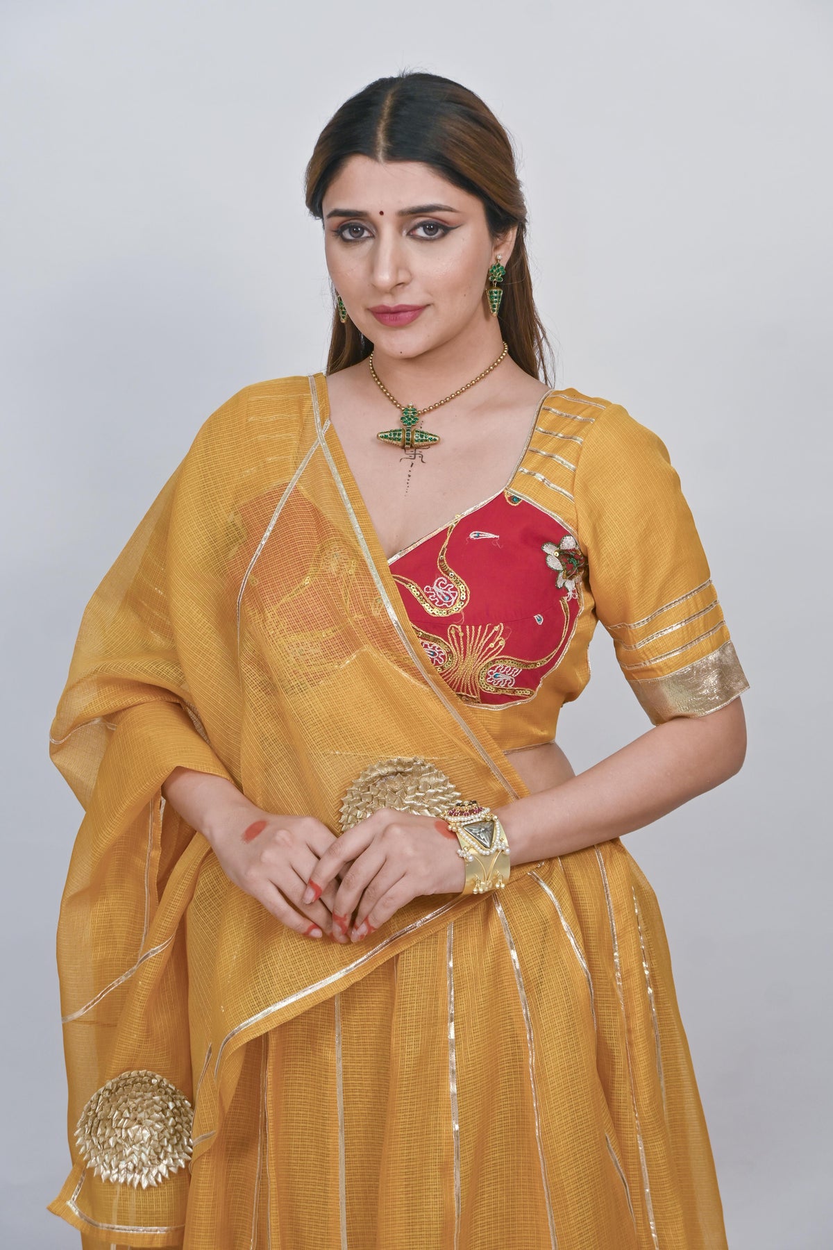 Orange Sunrise - Chaniya Choli