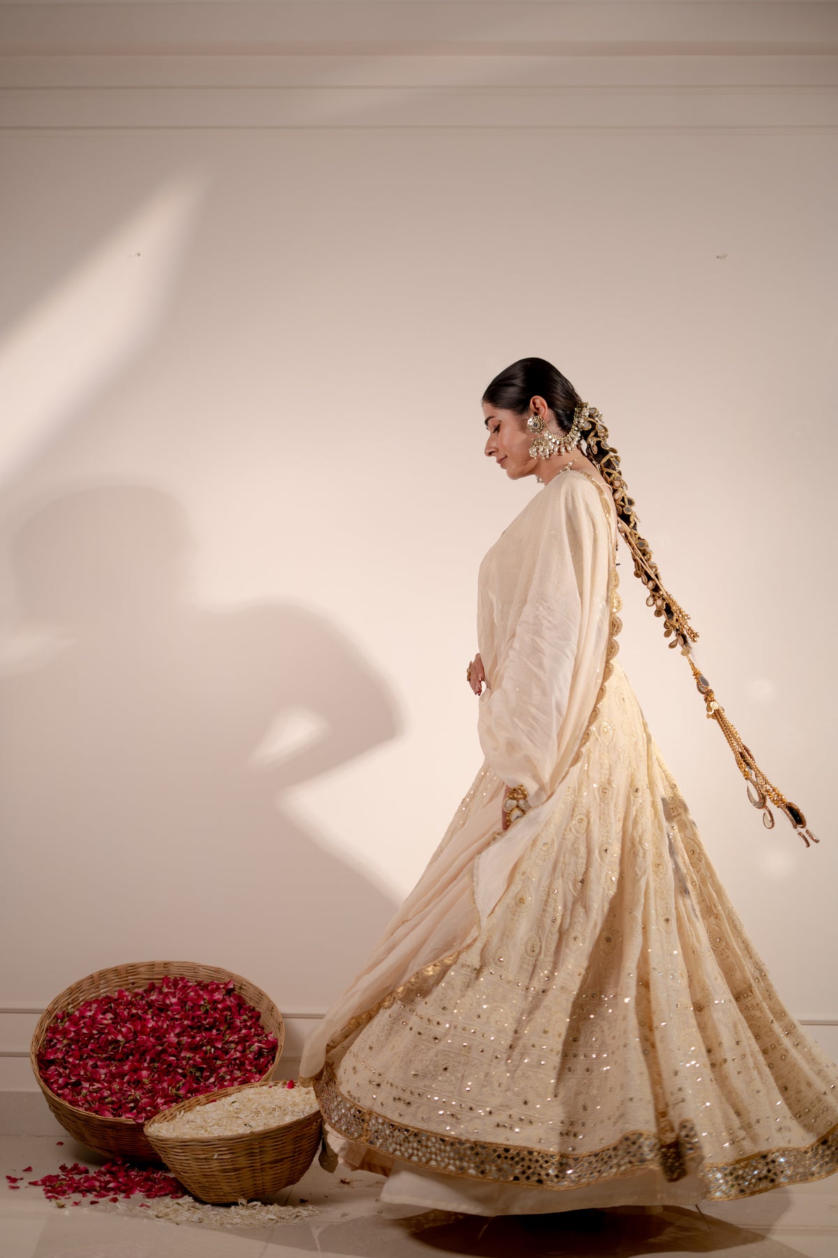 Off White Lehenga Choli